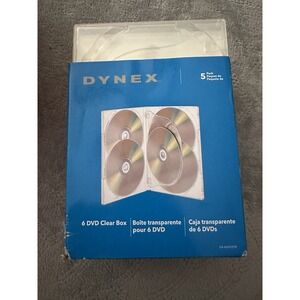 Dynes 5 Pack Of 6 DVD Clear Box